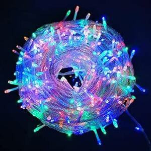 LEDイルミネーションライト 500球 30m クリスマス飾り 8パターン 部屋 LED電飾 屋外 防水 パーティー・イベント装飾