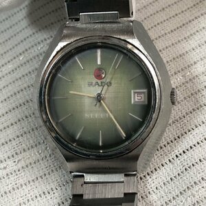 稼働 RADO ラドー SERBIA セルビア メンズ 腕時計 25石 グラデーション グリーン 緑 カットガラス AUTO オートマ IW405BT06RD_B//