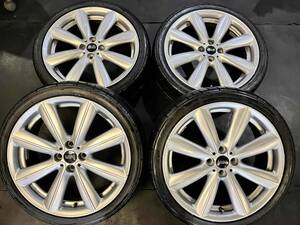 ミニ純正 VスポークR133 7J-18インチ ET52 4H-100 NITTO NT555 G2 205/40R18 2020年製 R50 R53 R55 R56 サマータイヤセット