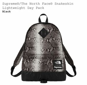 【新品・未使用】Supreme The North Face Snakeskin Day Pack / 18SS backpack waist bag ショルダーバッグ バックパック TNF black