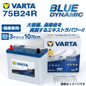 75B24R トヨタ iQ 年式(2008.11-2014.05)搭載(46B24R) VARTA BLUE dynamic VB75B24R 送料無料