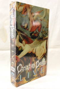 新品VHS【CHRISTIAN DEATH/LIVE】クリスチャン・デス/輸入版/1994年/Cleopatra