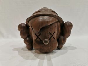 KAWS Karimoku Pinocchio Wood Sculpture Head