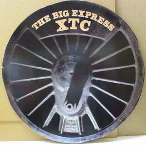 XTC-The Big Express (UK オリジナル LP+円形インナー/車輪型円形光沢ジャケ)