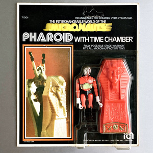 メゴ マイクロノーツ ミクロマン ファロイド 当時物 ヴィンテージ Mego Micronauts Microman Pharoid with Time Chamber Vintage Figure