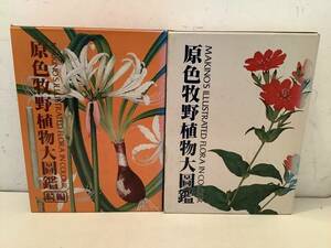 n681 原色牧野植物大図鑑 正＋続 2冊 セット 牧野富太郎 北隆館 昭和60年 昭和61年 1Ga4