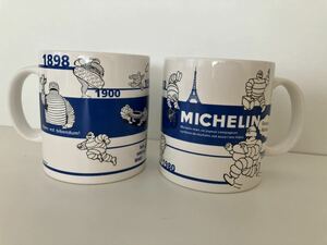 MICHELIN(ミシュラン)マグカップ /同種２個/ビバンダム/陶器