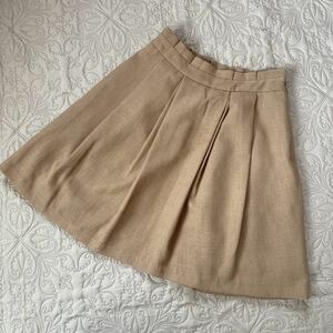 2208176(送料込¥625)pour la frine フレアスカート サイズS サマースカート