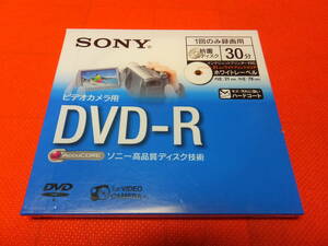 SONY ソニー　ビデオカメラ用 DVD-R　片面ディスク 30分　DMR30AP　フィルム未開封