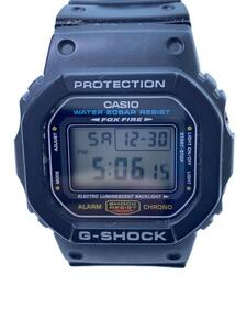 CASIO◆G-Shock DW5600/クォーツ腕時計/デジタル/ラバー/BLK/BLK/dw-5600e