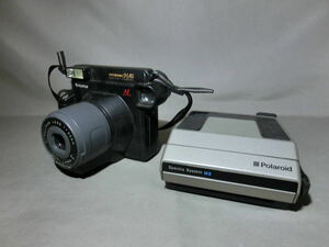 インスタントカメラ FUJI FILM FOTORAMA91ACE AF/ポラロイドカメラ Polaroid Spectra System 2点