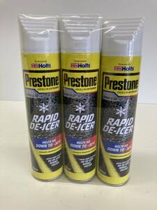 ★◆【未使用】Holts Prestone RAPID DE-ICER プレストン ディ・アイサー PR7740 3本セット 氷・霜溶かし 凍結 60サイズ