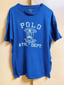 POLO RALPH LAUREN ポロ ラルフローレン ロゴプリント Tシャツ ネイビー系 Sサイズ