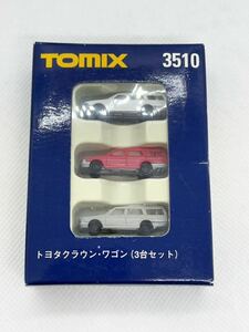 【当時物】TOMIX トミックス Nゲージ 3510 トヨタクラウン・ワゴン（3台セット） Nゲージ ストラクチャー