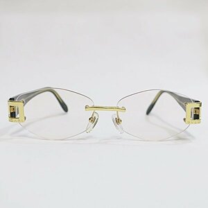 BVLGARI　ブルガリ　18K/750　眼鏡　メガネフレーム【送料無料】中古品 used AB