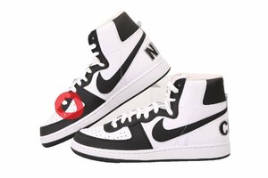 わけありコムデギャルソンオムプリュス x ナイキターミネーターハイ NIKExComme des Garcons TERMINATOR HI PKK105S23 WHITE/BLACK SIZE8/