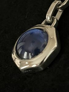 【 ◆ 超稀少逸品・Cartier / ＊サントス ドゥ・カルティエ《Silver 925 × Blue Spinel》ヴィンテージ・キーホルダー 】