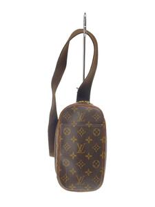 LOUIS VUITTON◆ポシェット・ガンジュ_モノグラム・キャンバス_BRW/レザー/BRW/総柄