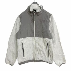 THE NORTH FACE フリース ナイロン ジャケット ガールズ M グレー ホワイト ノースフェイス 古着卸 アメリカ仕入れ a401-5943