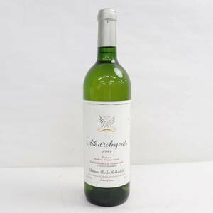 1円~Chateau Mouton Rothschild（シャトー ムートン ロートシルト）エール ダルジャン 1999 12.5％ 750ml R24D230033