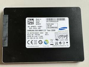 SAMSUNG SSD 128GB【動作確認済み】0708　