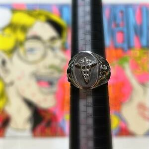 40s ヴィンテージ メディカルコープ シルバー リング 指輪 USA medical corp カートコバーン kurt cobain nirvana vintage silver ring