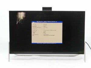 中古 一体型パソコンFMV　FH77/B1　Core i7　7700HQ 　4GB　液晶割れ　BIOSまで表示　ジャンク品　　送料無料