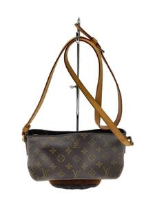 LOUIS VUITTON◆トローター_モノグラム・キャンバス_BRW/PVC/BRW