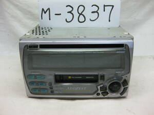 M-3837　ADDZEST　アゼスト　ADX5455　2Dサイズ　CD&カセットデッキ　故障品