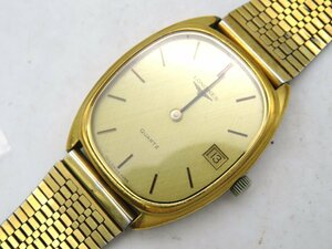 1円■ジャンク■ ロンジン ゴールド クオーツ ユニセックス 腕時計 N19107