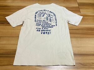 patagonia パタゴニア　p6 ＶＯＴＥ　半袖Tシャツ Tシャツ ナチュラル　２０２０年製 ＰＵＭ　レギュラーフィット　ＸＳサイズ