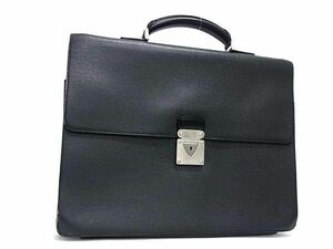 1円 ■美品■ LOUIS VUITTON ルイヴィトン M31042 タイガ ロブスト2 ビジネスバッグ ブリーフケース メンズ ブラック系 AZ1247