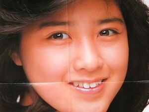 ★ポスター　いぢわるな菊池桃子さん　両面MOMOKO　GORO/小学館/1986
