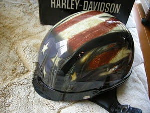 ハーレー純正　ヘルメット　ＸＬ　黒艶　スカルアートカラー　ＸＬ