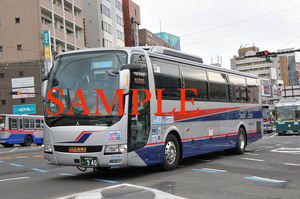 Dー３C【バス写真】L版２枚　西肥バス　エアロエース　長崎線高速車