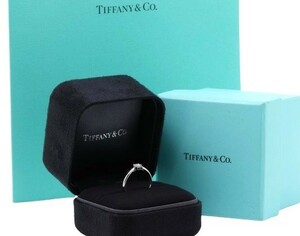 TIFFANY&Co. ティファニー ハーモニー ダイヤモンド プラチナ リング 鑑定書付き