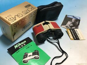 双眼鏡 Nikon ニコン スポーツグラス　3.5X 3.5× 箱付　ケース付　取説付