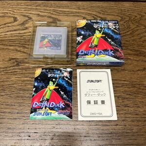 GAME BOY/ゲームボーイ/GB/SUN SOFT/Daffy DucK/ダフィーダック/ルーニー・テューンズシリーズ/DMG-YSA/箱付き/サン電子/ソフト【保管品】