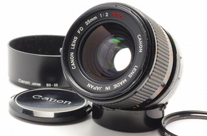 ★良品★ Canon FD 35mm F2 S.S.C. lens キヤノン レンズ 完動 ◆797