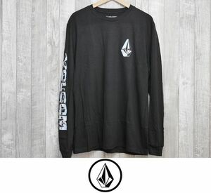 【新品】23 VOLCOM CHROME STONE LST - XL - BLACK 長袖 Tシャツ アパレル 正規品 ボルコム