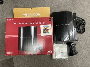 PlayStation3 プレイステーション3 SONY ソニー ブラック 40GB 家庭ゲーム機 CECHA00 プレステ コントローラー付き