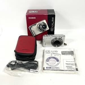 1円~【動作未確認】カシオ CASIO EXILM EX-H15 24mm WIDE OPTICAL 10× f=4.3-43.0mm 1:3.2-5.7 コンパクトデジタルカメラ G102210