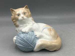 リヤドロ LLADRO ナオ 猫 置物 フィギュリン 陶器