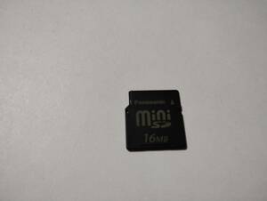 16MB　メガバイト　Panasonic　miniSDカード メモリーカード　ミニSDカード