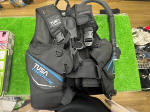 ○EW8263 TUSA ツサ　CRESTLITE ダイビングベスト　BC XSサイズ　BC381○