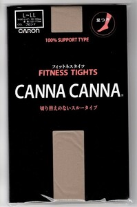 CANNA CANNA☆バレエ／ダンス用タイツ★足つき、ブロンド★L-LL
