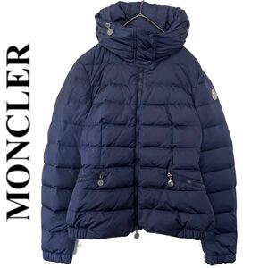 【送料無料】MONCLER モンクレール　サングリア　ダウンジャケット　冬物　コート　1 S 中綿　国内正規 SANGLIER アニメタグ　ネイビー