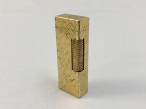 dunhill ダンヒル ガスライター ゴールドカラー 着火確認済み ローラー式 ライター 喫煙具 喫煙グッズ 