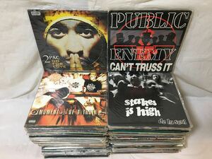 V387コレクター放出品 LP レコード HIPHOP ヒップホップ 135枚まとめ 2PAC/PUBLIC ENEMY/GANG STARR/de la soul/WU-TANG CLAN/Cypress Hill