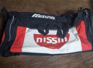 [値下げ交渉] 日清食品グループ陸上競技部 ボストンバッグ MIZUNO 支給品 MADE IN JAPAN 検) NISSIN FOODS GROUP GYM BAG ミズノ 日本製